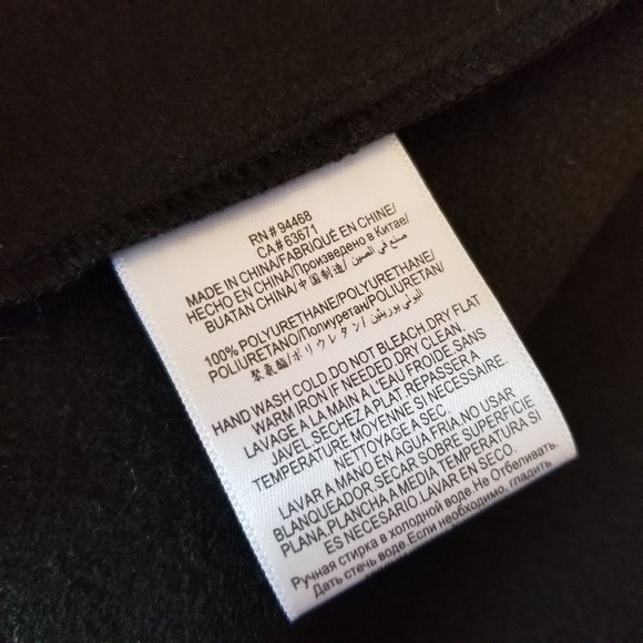 BCBGeneration S Black Faux Vegan Leather Top Blouse Button Front - Picture 7 of 12